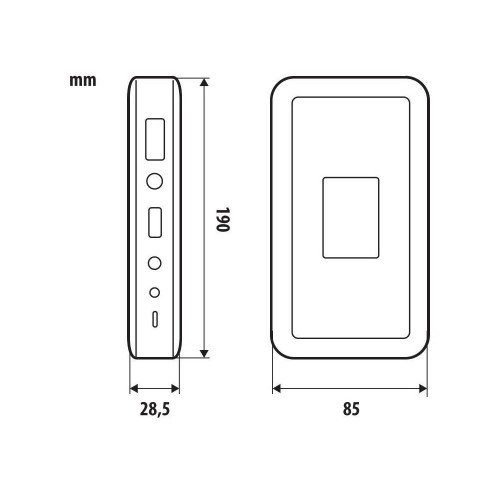 Lampa – Εκκινητής Μπαταρίας και Powerbank 12V 12000mAh με Ασύρματη Φόρτιση, για άμεση εκκίνηση ισχυρών κινητήρων – 1 Τεμ. (L7050.1)