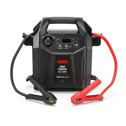 Lampa – Επαγγελματικός Εκκινητής Μπαταρίας 12V/24V LiFePO4 96000mAh, για κορυφαία ισχύ σε φορτηγά και βαρέα οχήματα – 1 Τεμ. (L7050.4)