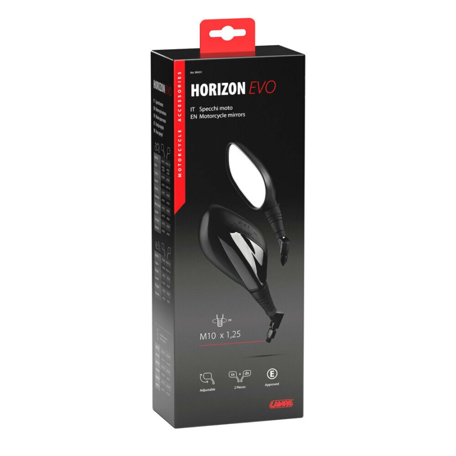 Καθρέπτες Μηχανής Horizon Evo M10X1,25 2τεμ.