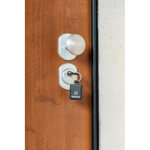 Optiline – OptiTag Keychain Ασύρματος Εντοπιστής Apple Find My σε Μπρελόκ 37×47 mm, Επαναφορτιζόμενος, IPX5, 8 Μήνες Αυτονομία – 1 Τεμ. (L9176.8)