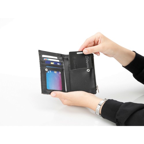 Optiline – OptiTag Slim Card Ασύρματος Εντοπιστής Apple Find My σε Κάρτα 54×85 mm, Επαναφορτιζόμενος, IPX8, Αυτονομία 6 Μήνες – 1 Τεμ. (L9179.3)