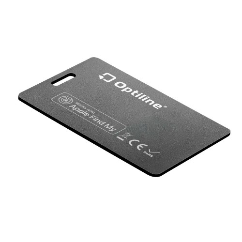 Optiline – OptiTag Slim Card Ασύρματος Εντοπιστής Apple Find My σε Κάρτα 54×85 mm, Επαναφορτιζόμενος, IPX8, Αυτονομία 6 Μήνες – 1 Τεμ. (L9179.3)