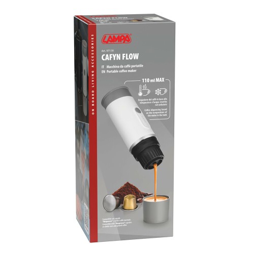 Lampa – Φορητή Μηχανή Espresso 15 Bar Cafyn Flow USB-C για Κάψουλες Νεσπρέσο & Αλεσμένο Καφέ, απολαύστε αυθεντικό καφέ παντού – 1 Τεμ. (L.9713.8)