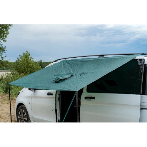 ΑΔΙΑΒΡΟΧΟ ΜΕ ΚΟΥΚΟΥΛΑ ΣΕ ΠΡΑΣΙΝΟ ΧΡΩΜΑ 140x105cm ADVENTURE RAIN PONCHO 1ΤΕΜ.