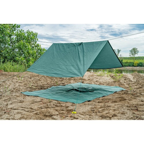 ΑΔΙΑΒΡΟΧΟ ΜΕ ΚΟΥΚΟΥΛΑ ΣΕ ΠΡΑΣΙΝΟ ΧΡΩΜΑ 140x105cm ADVENTURE RAIN PONCHO 1ΤΕΜ.