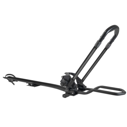 Menabo - Βάση Ποδηλάτου Οροφής Clover DX Black Δεξιά για 1 Ποδήλατο έως 25 kg, E-Bike, Fat Bike και MTB με Διπλό Αντικλεπτικό Σύστημα σε μαύρο χρώμα - 1 Τεμ. (14860/MB)