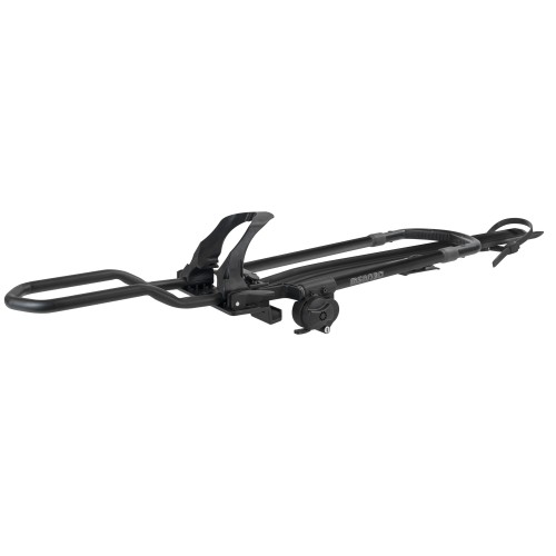 Menabo - Βάση Ποδηλάτου Οροφής Clover SX Black Αριστερή για 1 Ποδήλατο έως 25kg, E-Bike, Fat Bike και MTB με Διπλό Αντικλεπτικό Σύστημα σε μαύρο χρώμα - 1 Τεμ. (14850/MB)