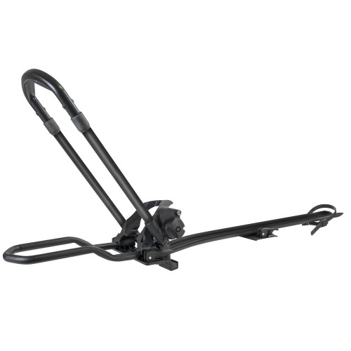Menabo - Βάση Ποδηλάτου Οροφής Clover SX Black Αριστερή για 1 Ποδήλατο έως 25kg, E-Bike, Fat Bike και MTB με Διπλό Αντικλεπτικό Σύστημα σε μαύρο χρώμα - 1 Τεμ. (14850/MB)