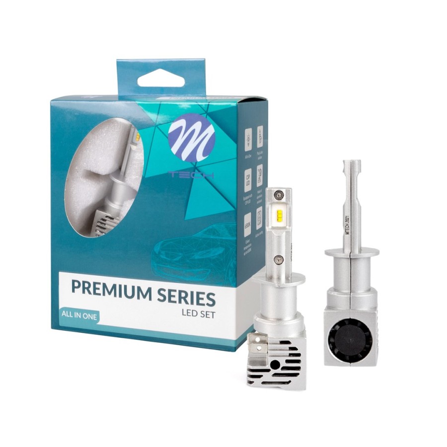 H1 12/24V 6.500K 5.000lm 50W CSP1860 M3 LED LSAS SERIES KIT ΨΥΚΤΡΑ/ΑΝΕΜΙΣΤΗΡΑΚΙ M-TECH- 2 ΤΕΜ.