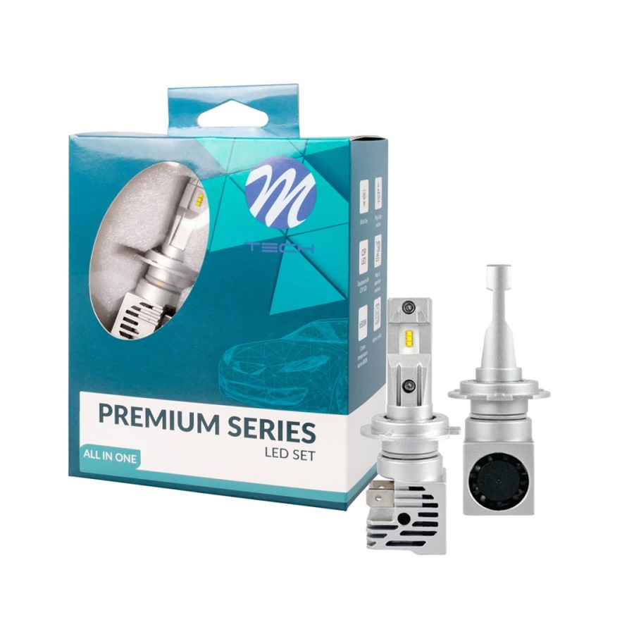 H7 12/24V 6.500K 5.000lm 50W CSP1860 M3 LED LSAS SERIES ΨΥΚΤΡΑ/ΑΝΕΜΙΣΤΗΡΑΚΙ M-TECH - 2 ΤΕΜ.