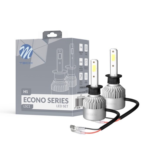 H1 LED SET C6 9-32V 6.500K 10.000lm 4 X 10W ΛΑΜΠΑ ΜΕ COB EPISTAR 1021 LED ΚΑΙ ΑΝΕΜΙΣΤΗΡΑΚΙ M-TECH - 2 ΤΕΜ.