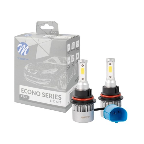 HB5 9007 H/L 10>36V 6.500K 10.000lm 80W COB LED EPISTAR 1021 C6 KIT ΜΕ ΑΝΕΜΙΣΤΗΡΑΚΙ M-TECH - 2 ΤΕΜ.