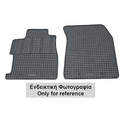 Cik - ΠΑΤΑΚΙΑ ΑΥΤΟΚΙΝΗΤΟΥ ΑΠΟ ΛΑΣΤΙΧΟ ΓΙΑ SMART FORTWO 453 2014+ ΣΕ ΜΑΥΡΟ ΧΡΩΜΑ ΜΕ ΚΟΥΜΠΩΜΑΤΑ - 2 ΤΕΜ. (RM.SM.0001/CK)