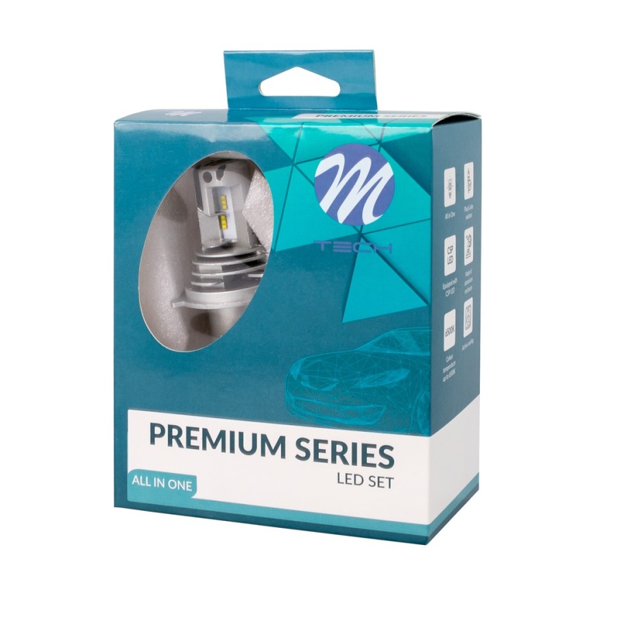 H4 12>24V 6.500K 5.000lm 50W CSP1860 M3 LED LSAS SERIES KIT ΜΕ ΑΝΕΜΙΣΤΗΡΑΚΙ KIT M-TECH - 2 ΤΕΜ.