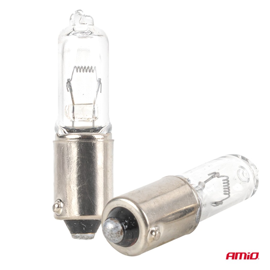 Amio – Λαμπτήρας Αλογόνου H21W 24V 21W BAY9S για Φορτηγά & Λεωφορεία, εξασφαλίζει ισχυρή φωτεινότητα και μέγιστη ασφάλεια – 2 Τεμ. (05023/AM)