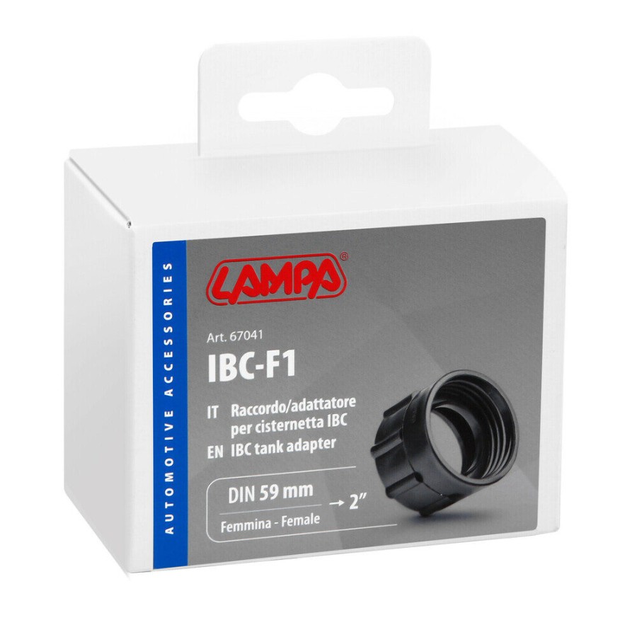 Lampa – Ρακόρ Προσαρμογής Δεξαμενής IBC Female DIN 59 σε 2” BSP παρέχει άμεση προσαρμογή και απόλυτη στεγανότητα για ασφαλή μετάγγιση υγρών – 1 Τεμ. (L6704.1)