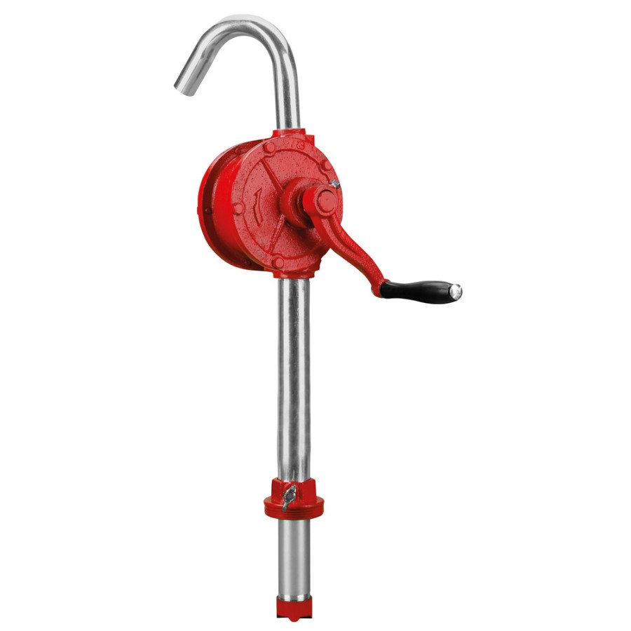 Lampa – Χειροκίνητη Περιστροφική Αντλία Χάλυβα Μετάγγισης Υγρών προσφέρει σταθερή ροή και αντοχή σε βαριά επαγγελματική χρήση – 1 Τεμ. (L7214.1)