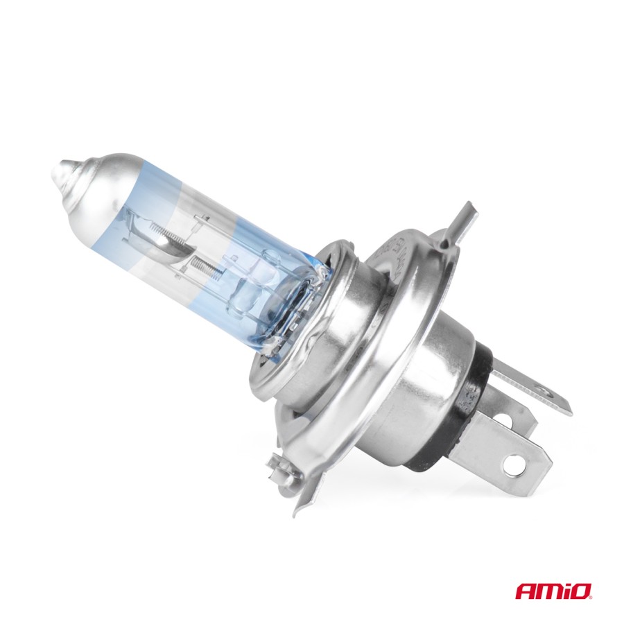 Amio – Σετ Λαμπτήρες Αλογόνου H4 24V 75/70W LumiTec LIMITED +120% P43t για Φορτηγά & Λεωφορεία, προσφέρει διπλή σκάλα και κορυφαία φωτεινότητα – 2 Τεμ. (04951/AM)