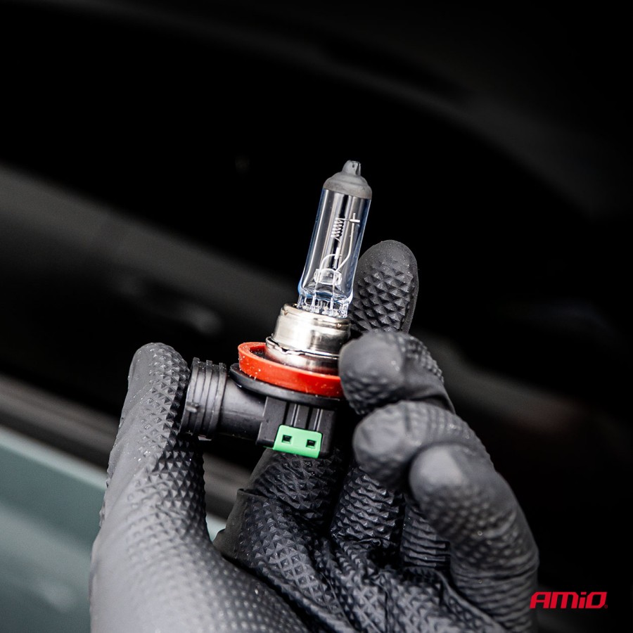 Amio – Λαμπτήρας Αλογόνου H11 24V 70W PGJ19-2 για Φορτηγά & Λεωφορεία, προσφέρει κορυφαία διαύγεια και ασφαλή οδήγηση – 1 Τεμ. (05022/AM)