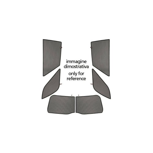 Lampa – Κουρτινάκια Ηλιοπροστασίας Privacy Sunshades για Audi Q3 Sportback 2025+, προσφέρουν πλήρη σκίαση και προστασία – 6 Τεμ. (L.1885.8)