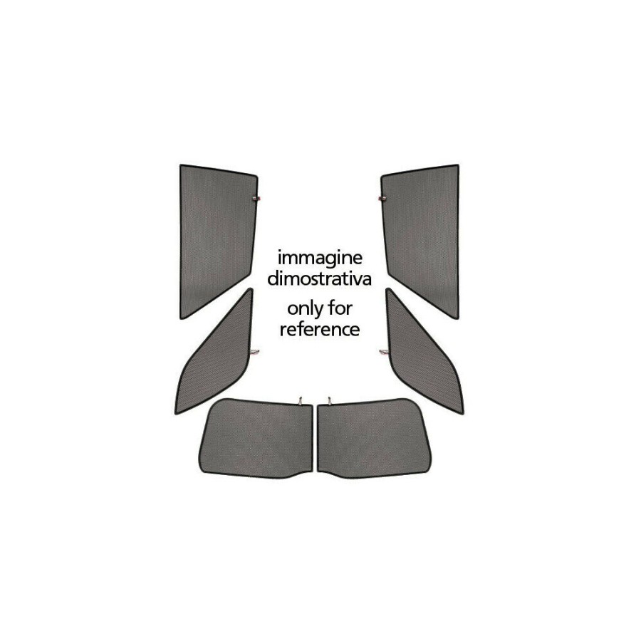 Lampa – Κουρτινάκια Ηλιοπροστασίας Privacy Sunshades για Opel Grandland 5p 2024+, προσφέρουν απόλυτη σκίαση και προστασία – 6 Τεμ. (L.1878.0)