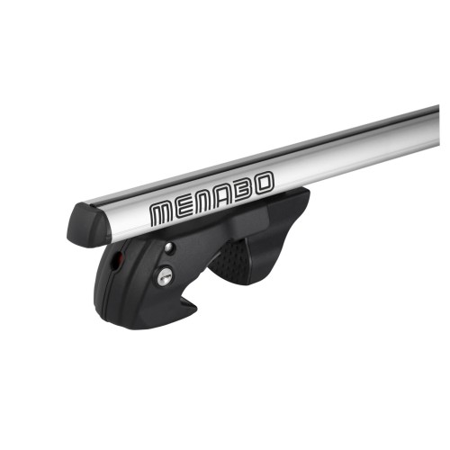 Menabo - Μπάρες Οροφής Αλουμινίου Sherman Silver 120 cm Ασημί για Subaru XV / Crosstrek 12/2022 >  5πορτο / SUV με Raised Rails - 2 τεμ. (9590/MB)