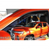 ΑΝΕΜΟΘΡΑΥΣΤΕΣ ΓΙΑ MAXUS T90/T90EV PICKUP 4D 2021+ ΖΕΥΓΑΡΙ ΑΠΟ ΕΥΚΑΜΠΤΟ ΦΙΜΕ ΠΛΑΣΤΙΚΟ HEKO - 2 ΤΕΜ ΑΝΕΜΟΘΡΑΥΣΤΕΣ americat.gr