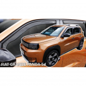 ΣΕΤ ΑΝΕΜΟΘΡΑΥΣΤΕΣ ΓΙΑ FIAT GRANDE PANTA /GRANDE PANTA HYBRID /GRANDE PANDA ELECTRIC 5D 2025+ ΖΕΥΓΑΡΙ ΑΠΟ ΕΥΚΑΜΠΤΟ ΦΙΜΕ ΠΛΑΣΤΙΚΟ HEKO ΑΝΕΜΟΘΡΑΥΣΤΕΣ americat.gr
