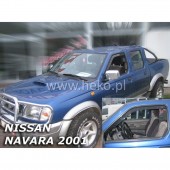ΑΝΕΜΟΘΡΑΥΣΤΕΣ ΓΙΑ NISSAN NAVARA PICK UP D22 2001-2005 / NP300 4D (ΜΕ ΕΣΟΧΗ ΚΑΘΡΕΠΤΗ) ΖΕΥΓΑΡΙ ΑΠΟ ΕΥΚΑΜΠΤΟ ΦΙΜΕ ΠΛΑΣΤΙΚΟ HEKO - 2 ΤΕΜ. ΑΝΕΜΟΘΡΑΥΣΤΕΣ americat.gr