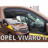 ΑΝΕΜΟΘΡΑΥΣΤΕΣ ΓΙΑ OPEL VIVARO II 2014+ / RENAULT TRAFIC III 2014+ / NISSAN NV300 2018+ ΖΕΥΓΑΡΙ ΑΥΤΟΚΙΝΗΤΟΥ ΑΠΟ ΕΥΚΑΜΠΤΟ ΦΙΜΕ ΠΛΑΣΤΙΚΟ HEKO - 2 ΤΕΜ. ΑΝΕΜΟΘΡΑΥΣΤΕΣ americat.gr