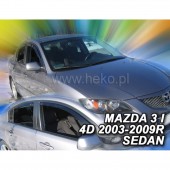 ΑΝΕΜΟΘΡΑΥΣΤΕΣ ΓΙΑ MAZDA 3 4D 2003-2009 ΣΕΤ ΑΥΤΟΚΙΝΗΤΟΥ ΑΠΟ ΕΥΚΑΜΠΤΟ ΦΙΜΕ ΠΛΑΣΤΙΚΟ HEKO - 4 ΤΕΜ. ΑΝΕΜΟΘΡΑΥΣΤΕΣ americat.gr