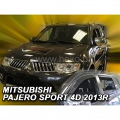 ΑΝΕΜΟΘΡΑΥΣΤΕΣ ΓΙΑ MITSUBISHI PAJERO SPORT 5D 2013-2018 ΣΕΤ ΑΥΤΟΚΙΝΗΤΟΥ ΑΠΟ ΕΥΚΑΜΠΤΟ ΦΙΜΕ ΠΛΑΣΤΙΚΟ HEKO - 4 ΤΕΜ. ΑΝΕΜΟΘΡΑΥΣΤΕΣ americat.gr