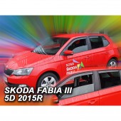 ΑΝΕΜΟΘΡΑΥΣΤΕΣ ΓΙΑ SKODA FABIA III 5D 2014+ HTB ΣΕΤ ΑΥΤΟΚΙΝΗΤΟΥ ΑΠΟ ΕΥΚΑΜΠΤΟ ΦΙΜΕ ΠΛΑΣΤΙΚΟ HEKO - 4 ΤΕΜ. ΑΝΕΜΟΘΡΑΥΣΤΕΣ americat.gr