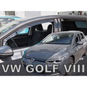 ΑΝΕΜΟΘΡΑΥΣΤΕΣ ΓΙΑ VW GOLF 8 5D 2020+ ΣΕΤ ΑΥΤΟΚΙΝΗΤΟΥ ΑΠΟ ΕΥΚΑΜΠΤΟ ΦΙΜΕ ΠΛΑΣΤΙΚΟ HEKO - 4 ΤΕΜ. ΑΝΕΜΟΘΡΑΥΣΤΕΣ americat.gr