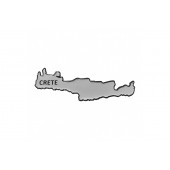 ΚΡΗΤΗ ΑΥΤΟΚΟΛΛΗΤΟ 12 cm ΧΡΩΜΙΟ (ΝΙΚΕΛ) ΜΕ ΕΠΙΚΑΛΥΨΗ ΕΠΟΞΕΙΔΙΚΗΣ ΡΥΤΙΝΗΣ (ΥΓΡΟ ΓΥΑΛΙ) - 1 ΤΕΜ. Αυτοκόλλητα Διακοσμητικά americat.gr