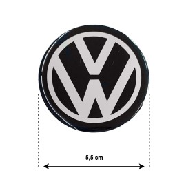 VW ΑΥΤΟΚΟΛΛΗΤΑ ΣΗΜΑΤΑ ΖΑΝΤΩΝ 5,5 cm ΜΑΥΡA ΜΕ ΕΠΙΚΑΛΥΨΗ ΣΜΑΛΤΟΥ - 4 ΤΕΜ. Αυτοκόλλητα Σήματα Ζαντών americat.gr