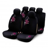 Bottari - ΚΑΛΥΜΜΑΤΑ ΚΑΘΙΣΜΑΤΩΝ ΣΕΤ MY FLOWER SWIVEL PINK BOTTARI - ΣΕΤ 9 ΤΕΜ. (ΒΟΤ29010) Ολοκληρωμένα σετ Καλυμμάτων americat.gr