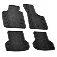 LAMPA - ΠΑΤΑΚΙΑ ΑΥΤΟΚΙΝΗΤΟΥ ΑΠΟ ΛΑΣΤΙΧΟ ΓΙΑ AUDI A3 CABRIO 3D / SPORTBACK 5D 5/2003-10/2012 ΣΕ ΜΑΥΡΟ ΧΡΩΜΑ ME ΚΟΥΜΠΩΜΑΤΑ - 4 ΤΕΜ. Audi americat.gr