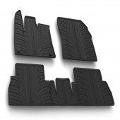 LAMPA - ΠΑΤΑΚΙΑ ΑΥΤΟΚΙΝΗΤΟΥ ΑΠΟ ΛΑΣΤΙΧΟ ΓΙΑ CITROEN BERLINGO 5D 09/2018+ / OPEL COMBO LIFE 01/2018+ / PEUGEOT RIFTER 08/2018+ ΣΕ ΜΑΥΡΟ ΧΡΩΜΑ ME ΚΟΥΜΠΩΜΑΤΑ - 5 ΤΕΜ. Citroen americat.gr