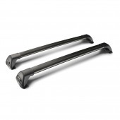 ΜΠΑΡΕΣ ΟΡΟΦΗΣ ΑΛΟΥΜΙΝΙΟΥ ΜΑΥΡΗ YAKIMA FLUSH BAR STANDARD 110cm ΜΕ ΚΛΕΙΔΙ - 2 TEM. Μπάρες Αλουμινίου americat.gr