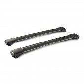 ΜΠΑΡΕΣ ΟΡΟΦΗΣ ΑΛΟΥΜΙΝΙΟΥ ΜΑΥΡΗ RAIL BAR STANDARD 73cm ΜΕ ΚΛΕΙΔΙ - 2 TEM. Μπάρες Αλουμινίου americat.gr