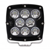 ΠΡΟΒΟΛΕΑΣ ΟΔΗΓΗΣΗΣ LED DRIVING LIGHTS ΜΑΥΡΟΣ 10-32V 80W 5600lm 8 CREE LED ΤΕΤΡΑΓΩΝΟΣ (130 x 130 x 86 mm) M-TECH Εξωτερικά Φώτα & Προβολείς LED americat.gr