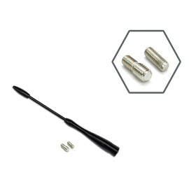 Amio - Κεραία Ραδιοφώνου Αλουμινίου ΑΝΤΜ04 μήκος 16cm σπείρωμα M5/M6 για Επιβατικά Αυτοκίνητα - 1 τεμ. (01052/AM) Κεραίες americat.gr