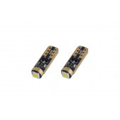 Amio - Λαμπάκια LED Standard τύπου T5 τάση λειτουργίας 12V απόδοσης 0.5W χρώμα λευκό για Επιβατικά Αυτοκίνητα - 2 τεμ. (01094/AM) Χωρίς Κάλυκα americat.gr