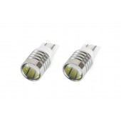 Amio - Λαμπάκια LED τύπου T10 βάση W5W τάση λειτουργίας 12V απόδοσης 0.4W χρώμα 5600K για Επιβατικά Αυτοκίνητα - 2 τεμ. (01098/AM) Χωρίς Κάλυκα americat.gr