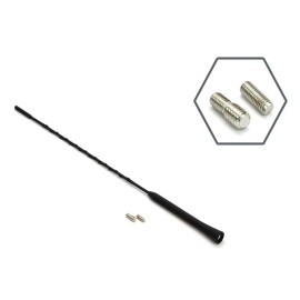 Amio - Κεραία Αυτοκινήτου τύπου ANTM02 μήκος 41cm σπείρωμα M5/M6 για Επιβατικά Αυτοκίνητα - 1 τεμ. (01129/AM) Κεραίες americat.gr