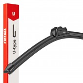 Amio - Υαλοκαθαριστήρας flat τύπου U μήκος 550mm/22'' – 1 τεμ. (01182/AM) Για flat χωρίς πλαίσιο americat.gr