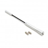 Amio - Κεραία Αυτοκινήτου ANTM05 18cm Χρώμιο Καθολικής Χρήσης με 2 Αντάπτορες Σπειρώματος 5-6mm για Ραδιόφωνο FM AM - 1 τεμ. (01294/AM) Κεραίες americat.gr