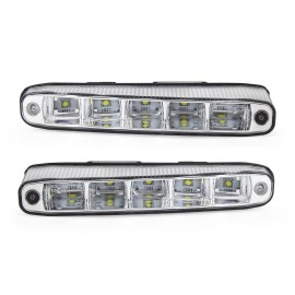 Amio – Φώτα Ημέρας DRL LED 12/24V 1000Lm για Αυξημένη Ορατότητα & Ασφάλεια σε Αυτοκίνητο & Φορτηγό – Σετ 2 Τεμ. (01522/AM) Εξωτερικά Φώτα & Προβολείς LED americat.gr