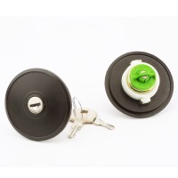 ΤΑΠΑ ΒΕΝΖΙΝΗΣ ΜΕ ΚΛΕΙΔΙ ΓΙΑ SEAT IBIZA 1984-1993 / ROVER 2000-2400 SD ΣΕ ΜΑΥΡΟ ΧΡΩΜΑ FARMA - 1 τεμ. Τάπες Καυσίμου americat.gr